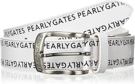 PEARLY GATES ベルト 053-2282801 ホワイトサイズS Amazon | [パーリーゲイツ] ユニセックス ベルト サイドロゴ レザー